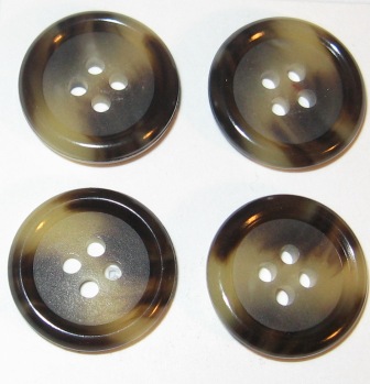 Basic dark brown buttons